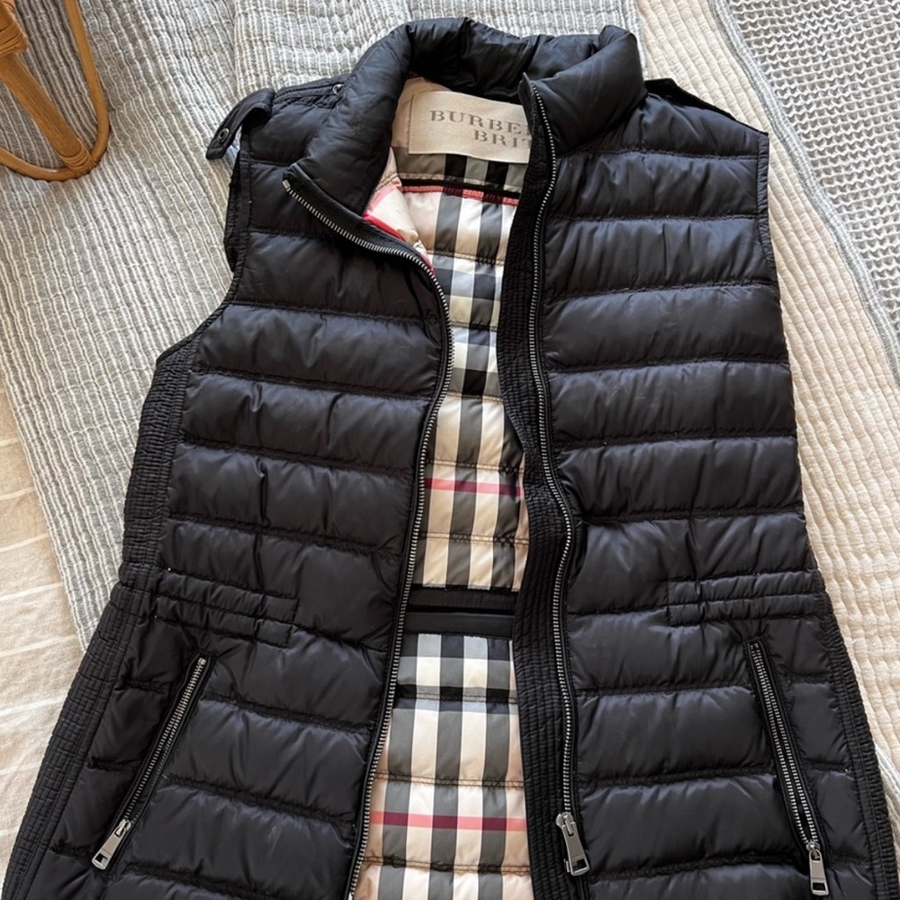 Burberry Brit Black Quilted Vest for Women - New without tags